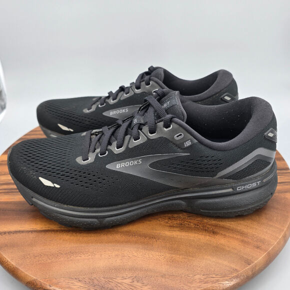 Brooks Ghost 15 Shoes Women's 10 Narrow Black Low Top Athletic Running Sneakers - Picture 3 of 9